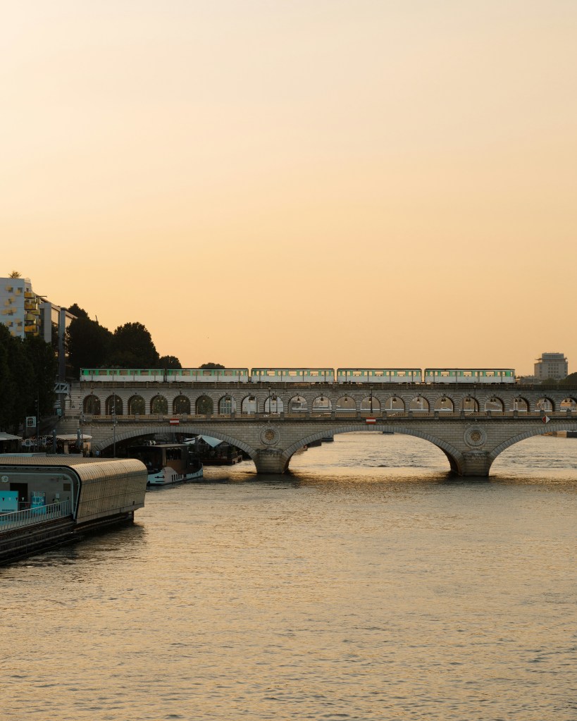 Bercy brige in Paris, France. 